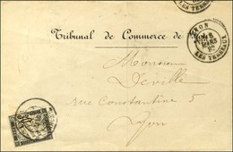 Càd LYON / LES TERREAUX 8 MARS 80 Sur Lettre Non Affranchie Adressée Localement. Au Recto, Càd LYON / RHONE Sur Timbre-t - 1859-1959 Lettres & Documents