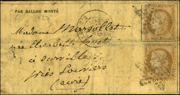 Etoile 8 / N° 36 (2) Càd PARIS / R. D'ANTIN 15 JANV. 71 Sur Gazette Des Absents N° 27 Pour Louviers. Au Verso, Càd Tardi - Guerre De 1870