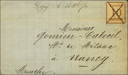 Plume / Alsace N° 5 (infime Def), Mention Manuscrite '' Ligny Le 28 Décembre 70 '' Sur Lettre Avec Texte Daté De Dammari - Lettres & Documents