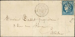 Etoile 4 / N° 46 Càd 7 PARIS 7 (60) 5 MAI 71 Sur Lettre Avec Texte D'Aix-les-Bains, Acheminée Par Passeur Privé Et Remis - Oorlog 1870