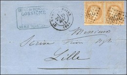 Lettre Avec Texte Daté De Paris Le 16 Mai 1871 Pour Lille Remise Par Un Passeur Au Bureau De St Denis Sur Seine, GC 3568 - Guerre De 1870