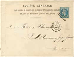 Enveloppe à En-tête Imprimé De La Société Générale Avec Texte Daté De Paris Le 20 Mai 1871 Pour Jouy En Josas, Losange A - War 1870
