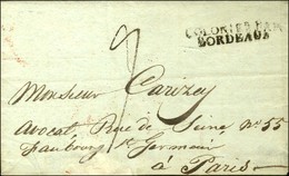 Lettre Avec Texte Daté De St Thomas Le 22 Janvier 1820 Pour Paris, MP D'entrée COLONIES PAR / BORDEAUX. - TB. - Maritime Post