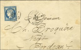 Càd GUYANE / CAYENNE / Col. Gen. N° 23 Sur Lettre Légèrement Incomplète Au Tarif UPU Pour Bordeaux. 1879. - TB. - Maritieme Post