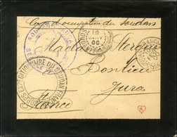 Càd KAYES / SOUDAN FRANCAIS 10 JANV. 00 Sur Lettre Du Corps D'occupation Du Soudan. - TB. - Poste Maritime