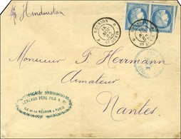 Càd REUNION / ST DENIS / Col. Gen. N° 23 Belles Marges Sur Lettre 2 Ports Pour Nantes Au Tarif UPU. 1882. - TB / SUP. -  - Maritieme Post