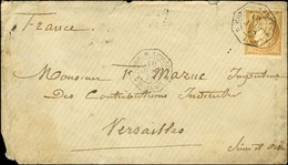 Càd Octo CORR. D. ARMEES / SAIGON / Col. Gen. N° 22 Belles Marges Sur Lettre Avec Texte Pour Versailles. 1878. - TB. - Poste Maritime