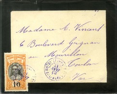 Càd Violet FAKARAVA (TUAMOTU) / TAHITI / Océanie N° 43 Sur Lettre Pour Toulon. 1917. - TB. - R. - Poste Maritime