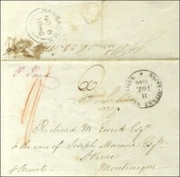 Lettre Avec Texte Daté De La Barbade Le 7 Novembre 1846 Pour St Pierre De La Martinique. Au Verso, Càd BARBADOES Et Au R - Maritieme Post