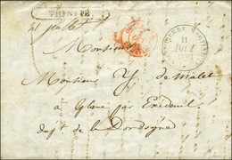 Lettre Avec Long Texte Daté De Trinité Le 20 Juillet 1846 Pour Exideuil Dordogne. Au Recto, Marque Encadrée TRINITE Répé - Poste Maritime