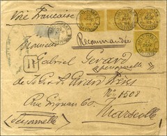 Càd SAINT PIERRE / MARTINIQUE / Col. Gen. N° 53 (4) Sur Lettre Recommandée Pour Marseille. 1884. - TB / SUP. - Maritime Post