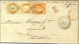 Losange MQE / Col. Gen. N° 13 + 22 Paire (1 Ex Def) Càd MARTINIQUE / FORT DE FRANCE + Marque Manuscrite '' Diamant  24 S - Maritieme Post