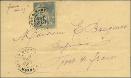 Càd MARTINIQUE / GROS MORNE / Col. Gen. N° 51 Sur Lettre Avec Texte Pour Fort De France. 1887. - TB / SUP. - R. - Poste Maritime