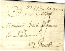 '' De La Grave '' (L N° 1) Sur Lettre Avec Texte Daté 1773. - TB / SUP. - R. - 1701-1800: Precursors XVIII