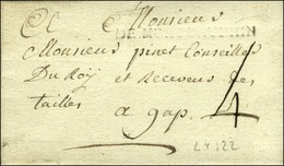 DE MONTDAUPHIN (L N° 4) Sur Lettre Avec Texte Daté. 1788. - TB. - R. - 1701-1800: Precursors XVIII