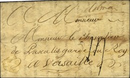 ''Colmars '' (L N° 1) Sur Lettre Avec Texte Daté Adressée à Un Garde Du Roy à Versailles. 1783. - TB. - 1701-1800: Voorlopers XVIII