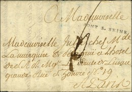 PONT S. SEINE (L N° 1a) Sur Lettre Avec Texte Daté 1786. - TB / SUP. - 1701-1800: Precursors XVIII