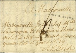 PONT S. SEINE (L N° 1a) Sur Lettre Avec Texte Daté 1786. - TB / SUP. - 1701-1800: Voorlopers XVIII