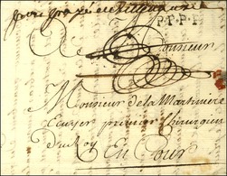 '' Port Payé De Villenauxe '' + Paraphe De Franchise (L N° 2) Sur Lettre Avec Texte Daté 1778 Adressée à '' Monsieur De  - 1701-1800: Voorlopers XVIII