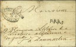 MP Ornée Fleur De Lys PORT PAYE / D'ARRAS (L N° 15) Sur Lettre Avec Texte Adressée à Dammartin. 1783. - TB / SUP. - RR. - 1701-1800: Voorlopers XVIII