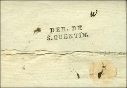 DEB. 2 / S. QUENTIN. Sur Lettre Avec Texte Daté De Schlestat. An 8. - SUP - R. - 1801-1848: Précurseurs XIX