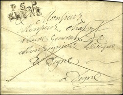 P.5.P. / SEYNE Sur Lettre Avec Texte Daté. 1821. - TB. - 1801-1848: Precursors XIX
