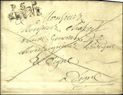 P.5.P. / SEYNE Sur Lettre Avec Texte Daté. 1821. - TB. - 1801-1848: Précurseurs XIX