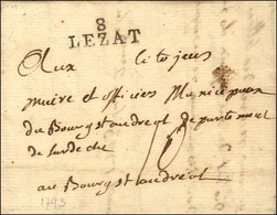 8 / LEZAT. 1793 (très Rare Bureau Fermé En 1798). - SUP. - R. - 1801-1848: Voorlopers XIX