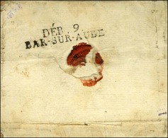 N° 11 / GRANDE ARMEE Bleu Sur Lettre Avec Texte Daté De Varsovie 1807 Pour Bar Sur Aube. Au Verso, DEB. 9 / BAR-SUR-AUBE - 1801-1848: Precursors XIX