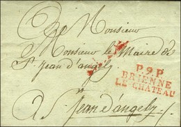 P.9.P. / BRIENNE / LE CHATEAU Rouge Sur Lettre Avec Texte Daté 1809. - SUP. - 1801-1848: Précurseurs XIX