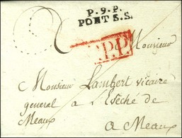 P.9.P. / PONT S.S. Sur Lettre Avec Texte Daté 1813. - SUP. - 1801-1848: Précurseurs XIX