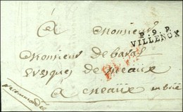 P.9.P. / VILLENOX Sur Lettre Avec Texte Daté 1802. - SUP. - 1801-1848: Voorlopers XIX