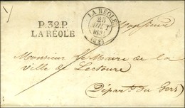 P.32.P. / LA REOLE Càd T 13 LA REOLE (32). 1831. - SUP. - 1801-1848: Précurseurs XIX