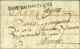 BOURGDOYSANS (Bourg D'Oisans) Sur Lettre Avec Texte Daté 1793. - SUP. - R. - 1801-1848: Voorlopers XIX