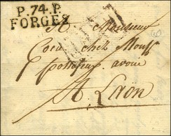 P.74.P. / FORGES Sur Lettre Avec Texte Daté 1817. - TB / SUP. - 1801-1848: Precursors XIX