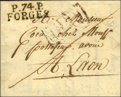 P.74.P. / FORGES Sur Lettre Avec Texte Daté 1817. - TB / SUP. - 1801-1848: Précurseurs XIX