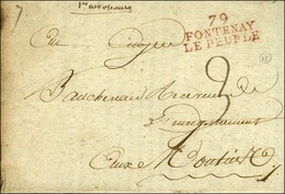 79 / FONTENAY / LE PEUPLE (NR De Fontenay Le Comte) Sur Lettre Avec Texte Daté An 10. - SUP. - 1801-1848: Precursors XIX