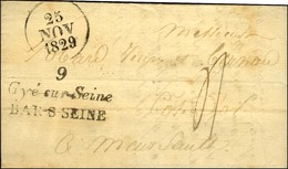 9 / Gié-sur-Seine / BAR-S-SEINE Dateur A. 1829. - SUP. - R. - Autres & Non Classés