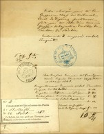 Càd T 13 BELLEVILLE (60) Sur Document Avec Papillon De Chargement Daté 1843. - TB. - Other & Unclassified