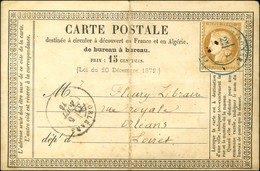 Càd T 17 Bleu DIVONNE (1) / N° 59 Sur CP Pour Orléans. 1876. - TB. - Autres & Non Classés