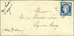 GC 4631 (Coulonges En Tardennois) / N° 60 Sur Lettre Avec Texte Daté Coulonges Le 5 Novembre 1873 Pour Lizy Sur Ourcq. A - Other & Unclassified