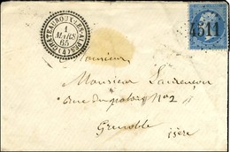 GC 4511 / N° 22 Càd T 22 CHATEAUROUX-LES-ALPES (4). 1865. - SUP. - Other & Unclassified