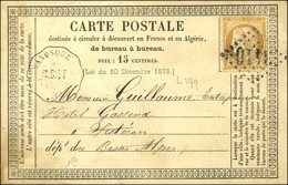 GC 3416 / N° 59 Conv. Stat. MANOSQUE / M.SISTE (5)sur CP Pour Sisteron. 1874. - TB. - Other & Unclassified