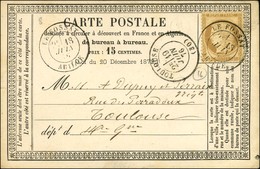 Càd T 18 LE FOSSAT / ARIEGE / N° 55 Sur Carte Pour Toulouse. 1876. - SUP. - Other & Unclassified