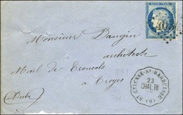 GC 4034 / N° 60 Conv. Stat. ST ETIENNE-Ss BARBUISSE / CHAL. TR (9). 1874. - SUP. - Other & Unclassified