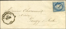 GC 141 / N° 60 Conv. Stat. CHARMONT / TR. CHAL (9). 1875. - SUP. - Other & Unclassified