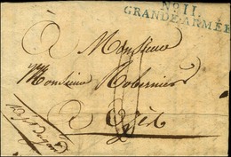N° 11 / GRANDE-ARMÉE Bleu Sur Lettre Avec Texte Daté De Sonnenberg Le 18 Décembre 1807. - SUP. - R. - Marques D'armée (avant 1900)