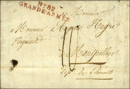 N° 82 / GRANDE-ARMEE Rouge Sur Lettre Avec Bon Texte Daté Du Camp De Ludershagen Le 6 Juillet 1808. - SUP. - R. - Legerstempels (voor 1900)