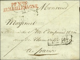 PP N° 15 / ARM. D'ALLEMAGNE Rouge Sur Lettre Avec Texte Daté De Custrin Le 8 Mars 1811. - SUP. - R. - Marques D'armée (avant 1900)