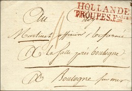 HOLLANDE / TROUPES.Faises (rouge) Sur Lettre Avec Texte Daté '' Au Camp De L'Ile De Gorée ''. - TB / SUP. - R. - Legerstempels (voor 1900)